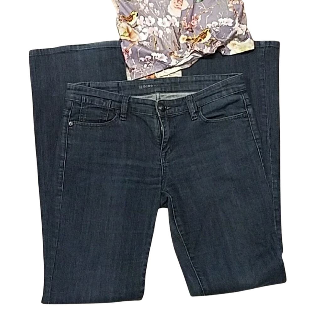 BCBG Max Azria boot cut, dark denim,‎ sz 28  vintage